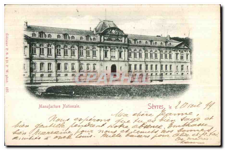 CPA Manufacture Nationale Sevres 