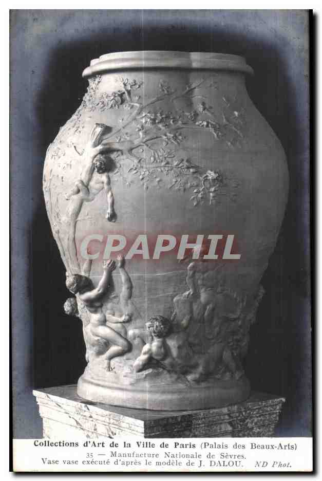 CPA Collection d Art de la Ville de Paris Manufacture de Sevres