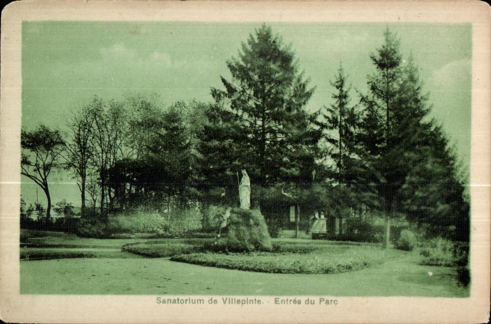 CPA Sanatorium de Villepinte Entree du Parc