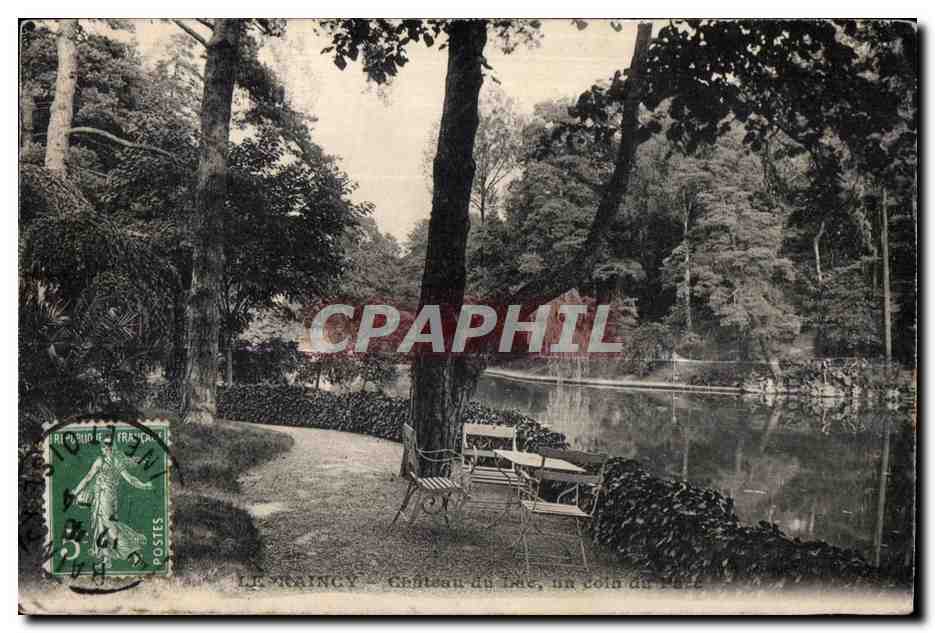 CPA Le Raincy Chateau du Lac un coin du Parc