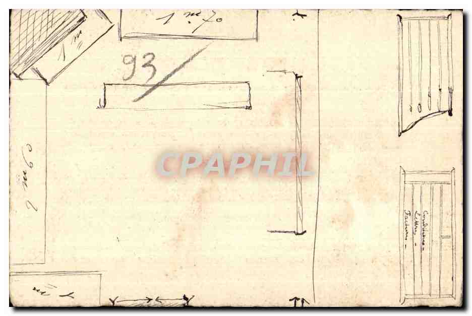 Carte de visite publicitaire Cuirs d art Raincy Quai Jemmapes  — Rückseite