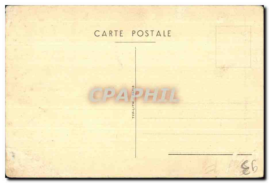 CPA Eglise Saint Vincent De Paul Vert Galant De Villepinte — Rückseite