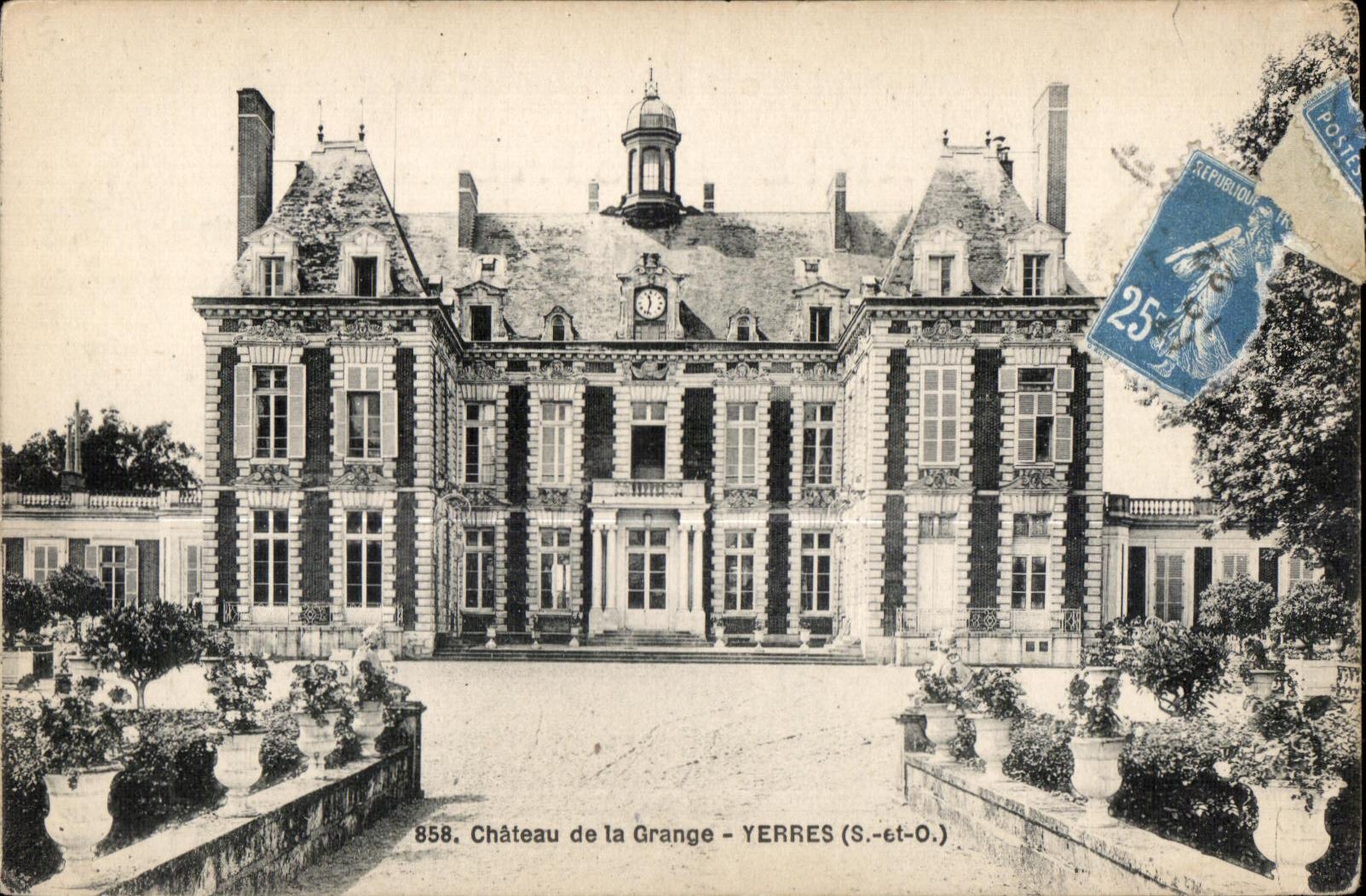 CPA Chateau de la Grange Yerres (S et O)