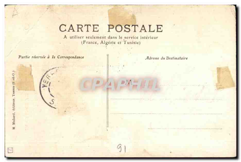 CPA La Grange Au Bois Yerres (S et O) — Back