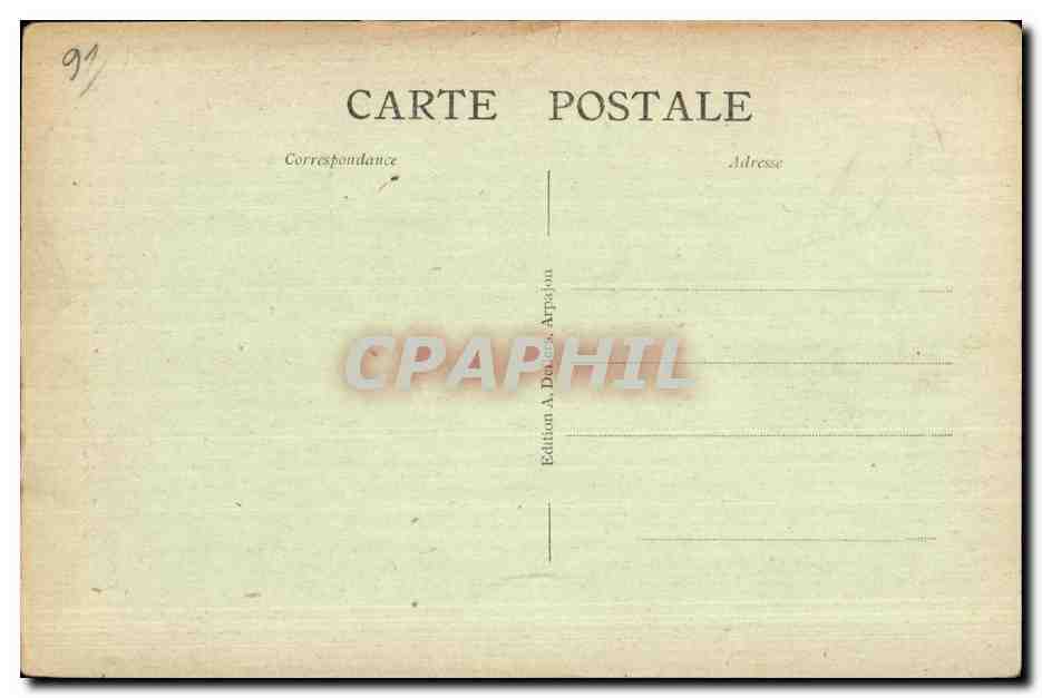 CPA Saint Sulpice de Favieres Eglise Le Portail — Rückseite