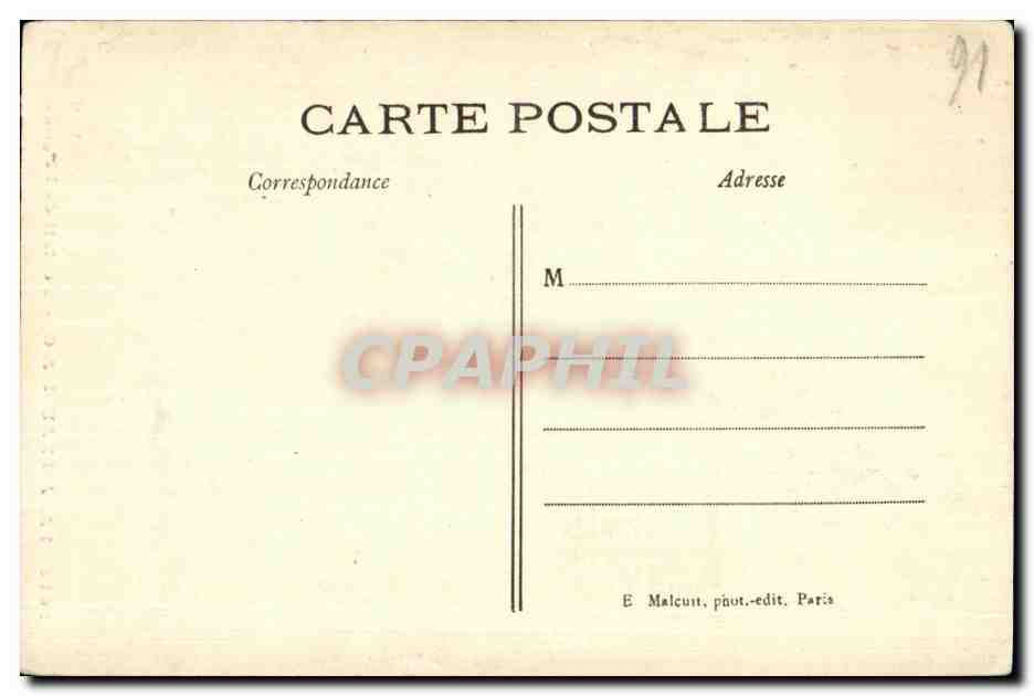CPA Palaiseau (S   O) Portail de l Eglise — Rückseite