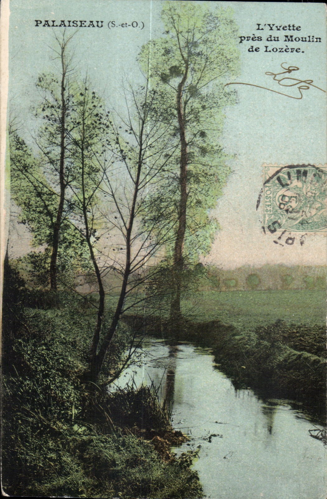 CPA Palaiseau (S et O) L Yvette pres du Moulin de Lozere