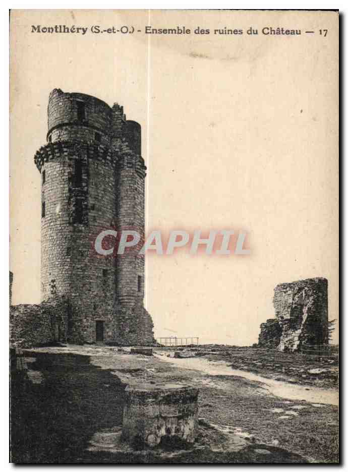 Montlhéry (S.-et-O.) — Conjunto de las ruinas del Castillo — 17
