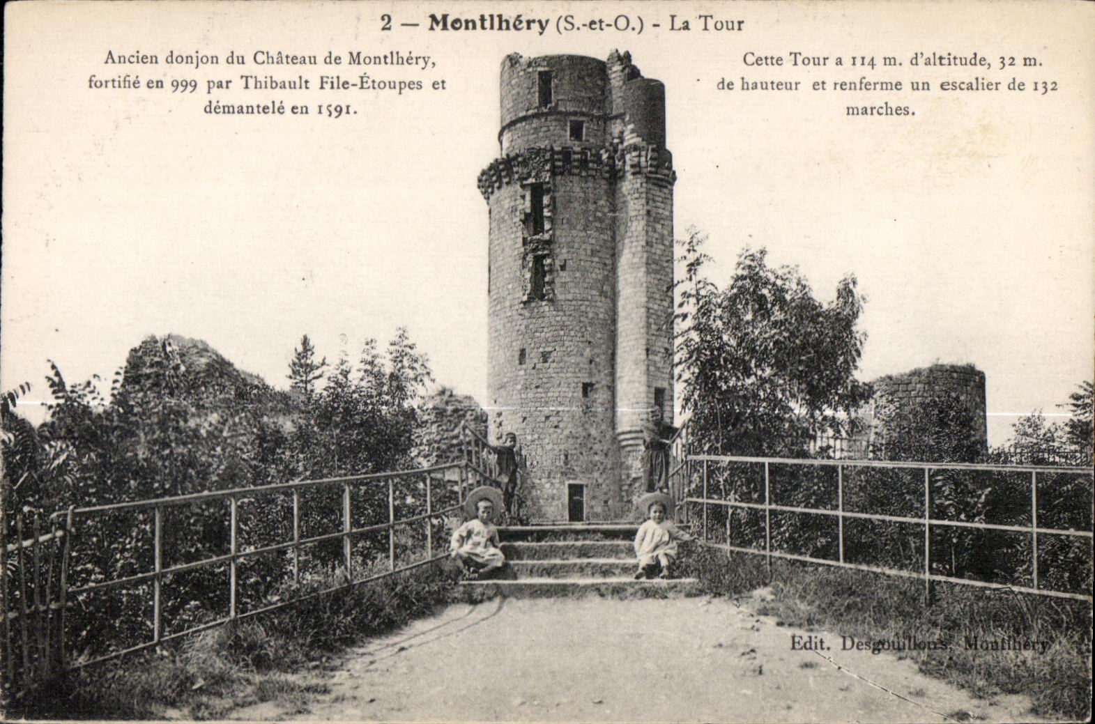 Montlhéry (S.-et-O.) — La Tour — Edit. Desgouillons Montlhéry