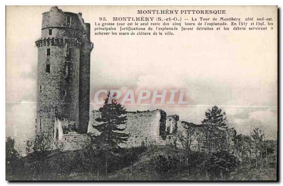 Montlhéry pittoresque — Tour de Montlhéry côté sud-est — Impr. Edia, Versailles