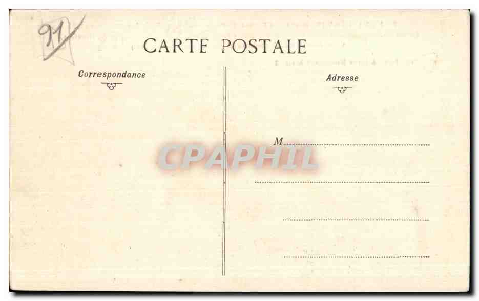 CPA Montlhery (s et O) chateau port reconstitue par rodiggiero peintre en devise meminerit se deum habere testem qu ll  — Rückseite