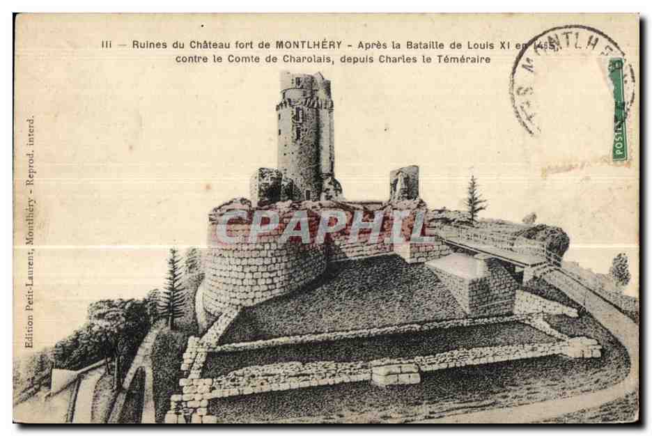 Montlhery - Ruines du Chateau Fort - CPA 