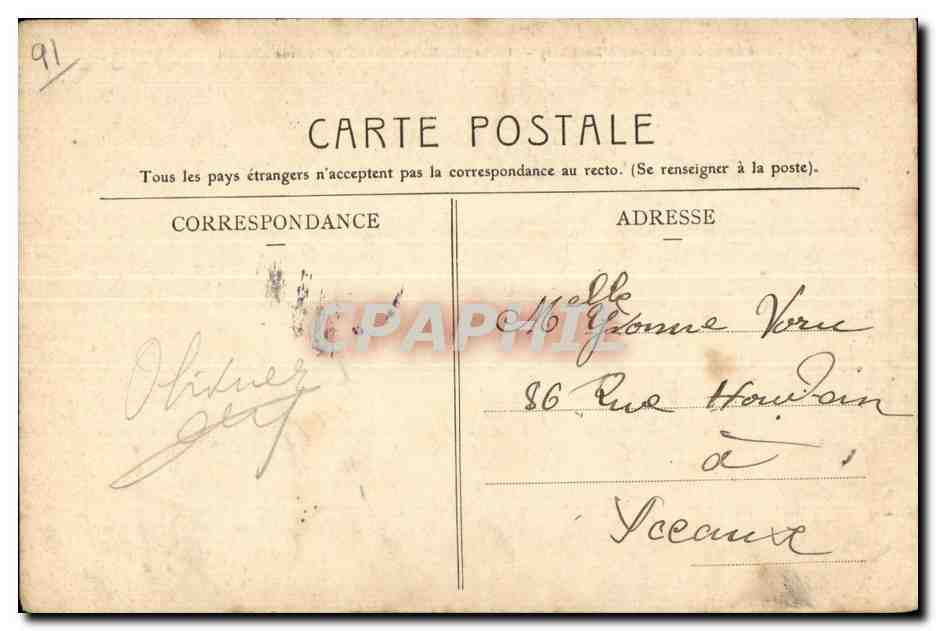 Montlhery - Le Chateau Fort - CPA  — Rückseite