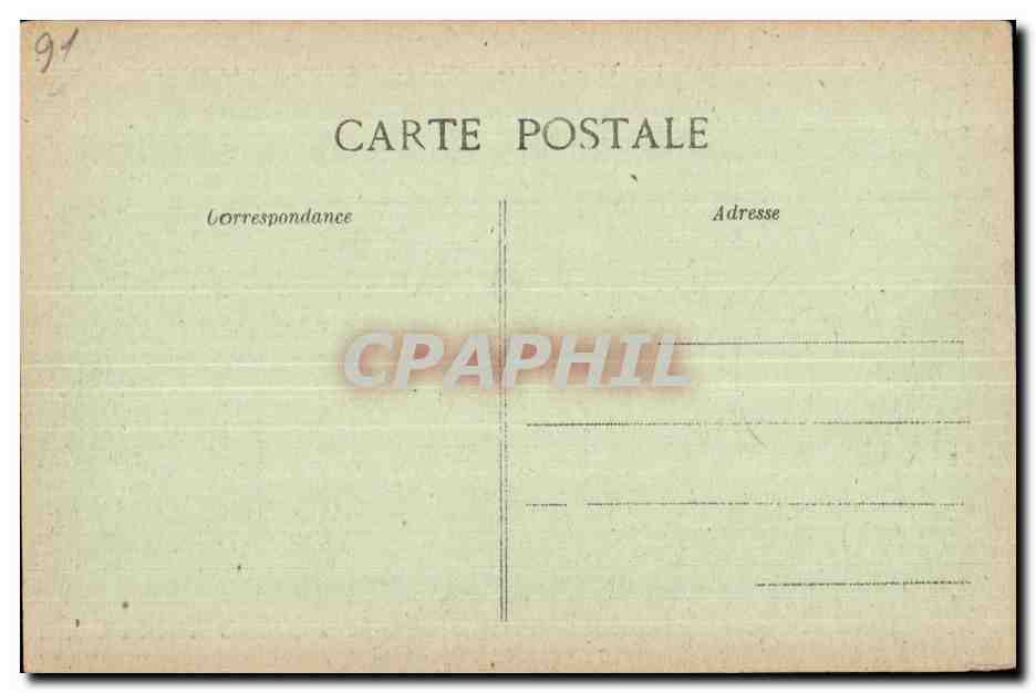 Montlhéry (S.-et-O.) — Château-Fort reconstitué par Rodiggiero, peintre, en 1897 — Rückseite
