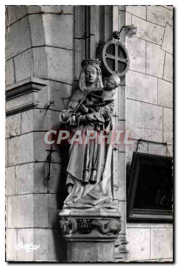 CPSM Milly la Foret Interieur de l eglise La vierge et l enfant