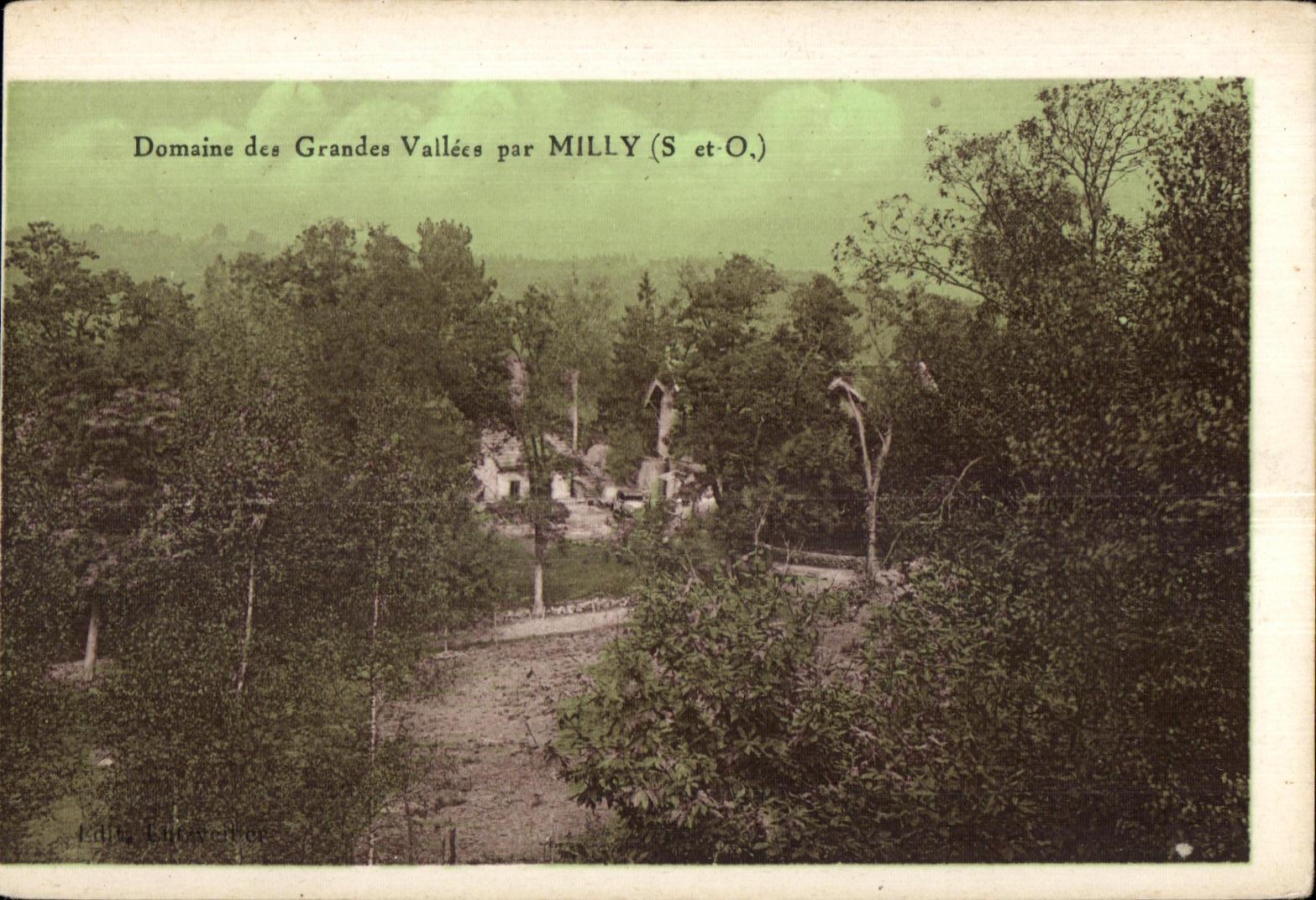 CPA Domaine des Grandes Vallees par Milly (S et O )
