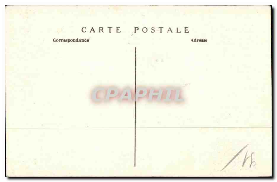 CPA LongPont (S -et-O ) Vierge du trumeau au porail central de la Bsilique — Rückseite