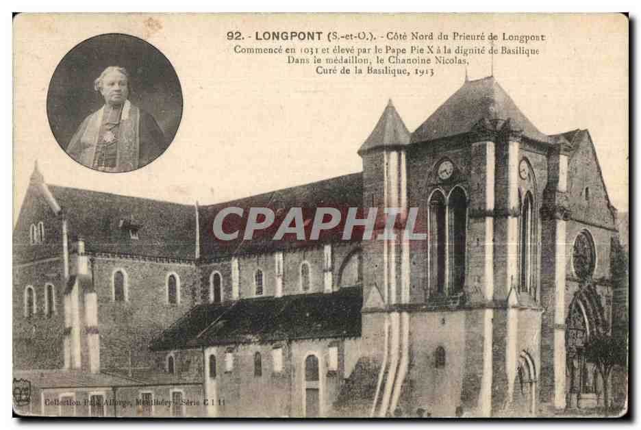 Longpont - Cote Nord du Prieure de Longpont - CPA 