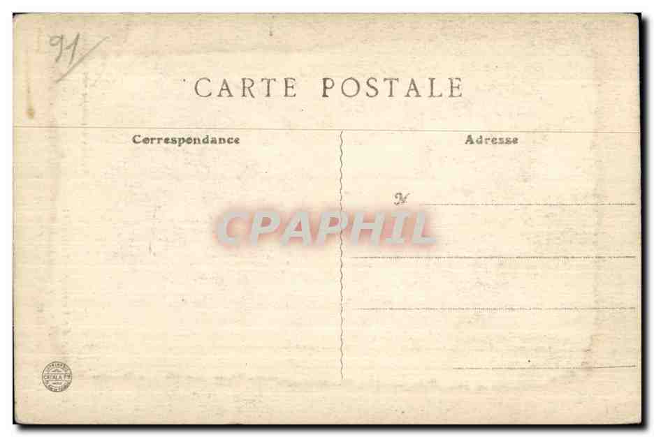 Longpont - La Basilique - Le Portail - CPA  — Back