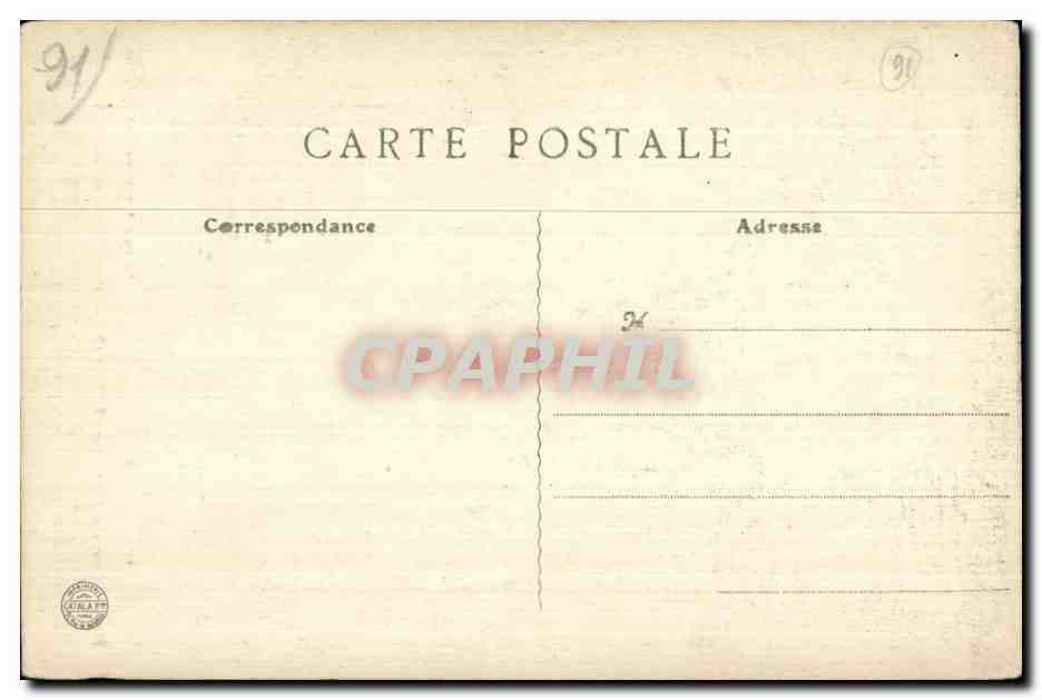 Longpont - La Basilique - Le Portail - CPA  — Rückseite