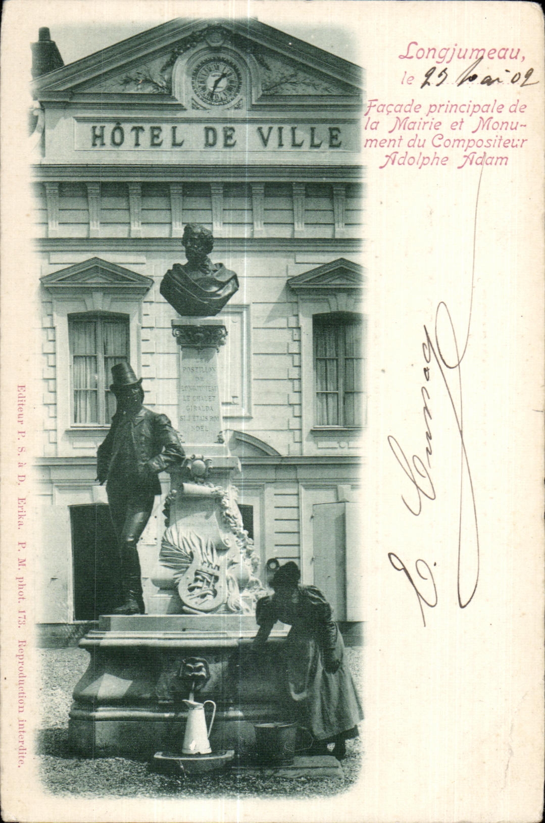 Longjumeau - Hotel de Ville - CPA 