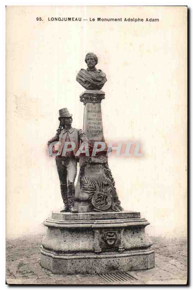 Longjumeau - Monument d Adolphe Adam - CPA 