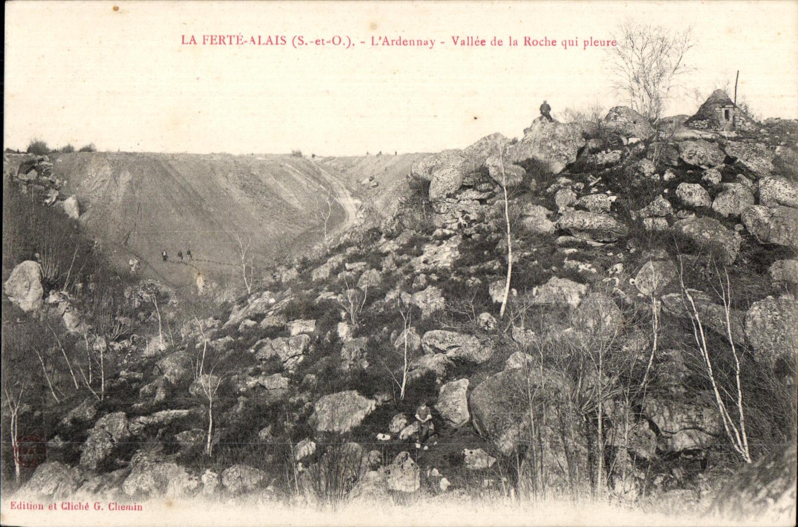 CPA La Ferte Alais (S et O) L Ardennay Vallee de la Roche qui pleure