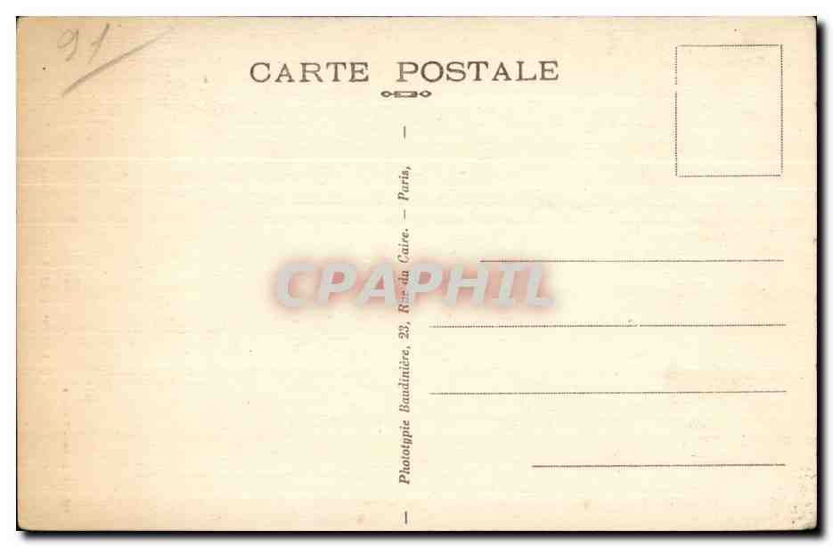 CPA La Ferte Alais (S et O) Interieur de l Eglise — Rückseite
