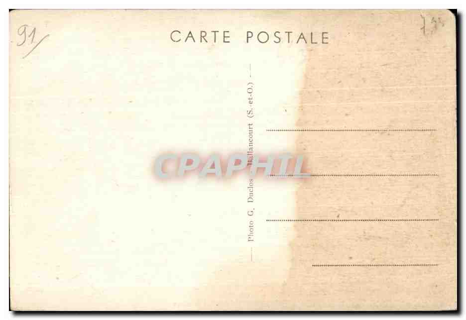 CPA La Ferte Alais (S et O) L Essonne et et le pont de villiers — Rückseite