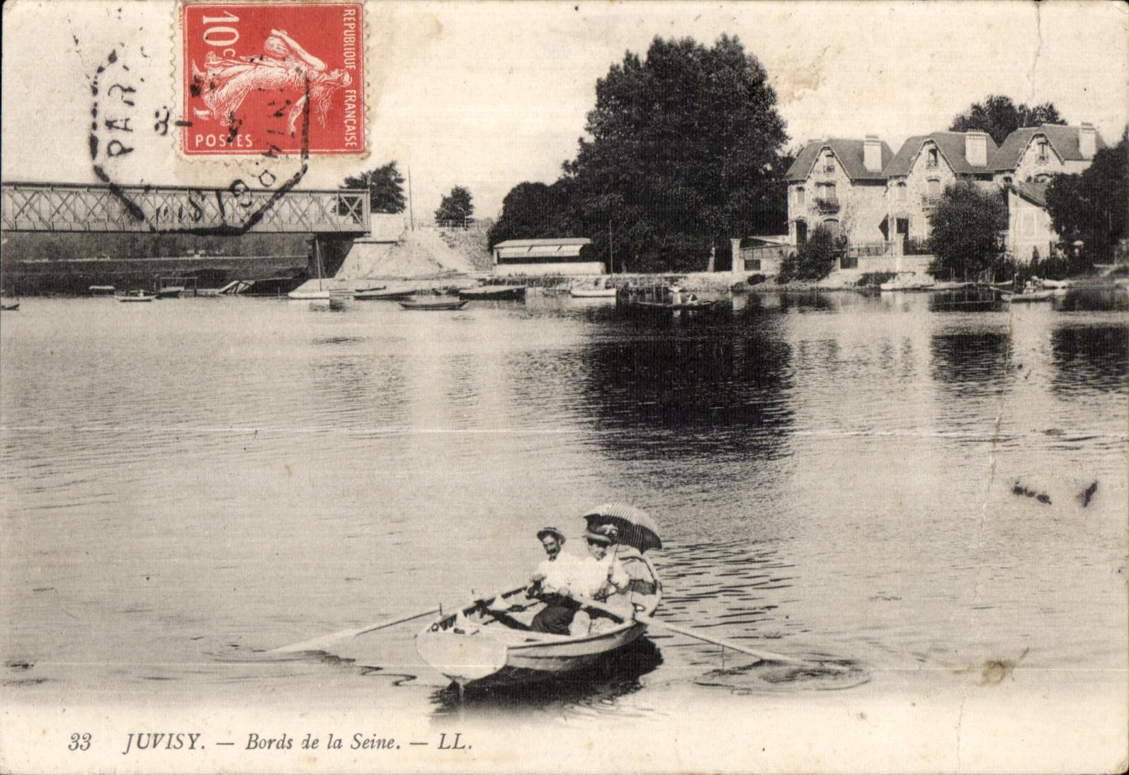CPA Juvisy Bords de la Seine
