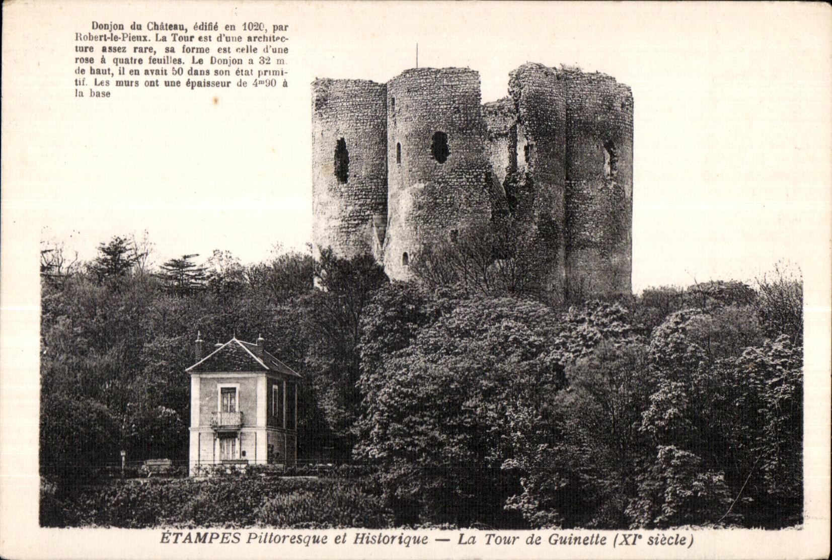 CPA Etampes Pilloresque et Historique la tour de Guinette (XI siecle)
