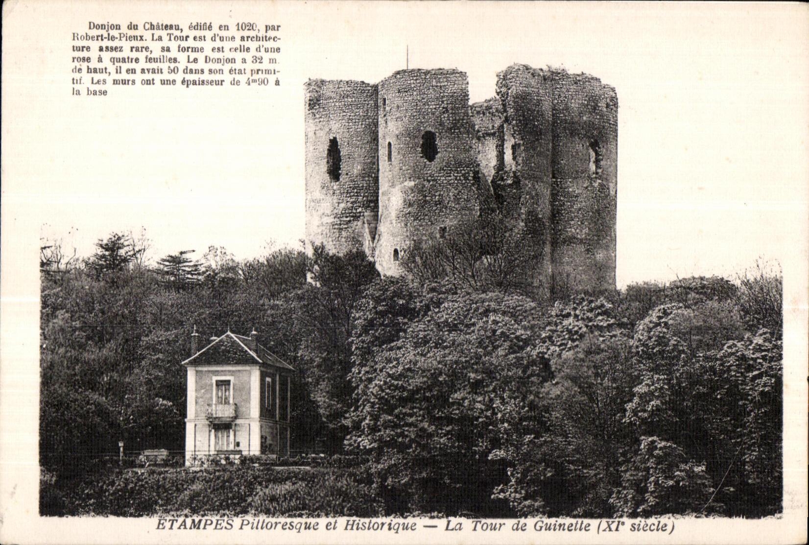 CPA Etampes pilloresque et Historique la tour de guinette (Xi siecle)