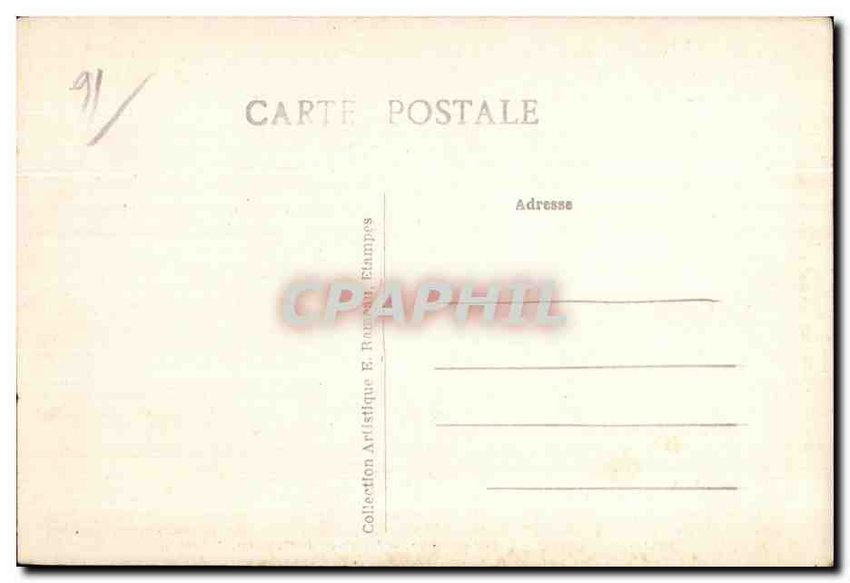 CPA Etampes pilloresque et Historique la tour de guinette (Xi siecle) — Rückseite