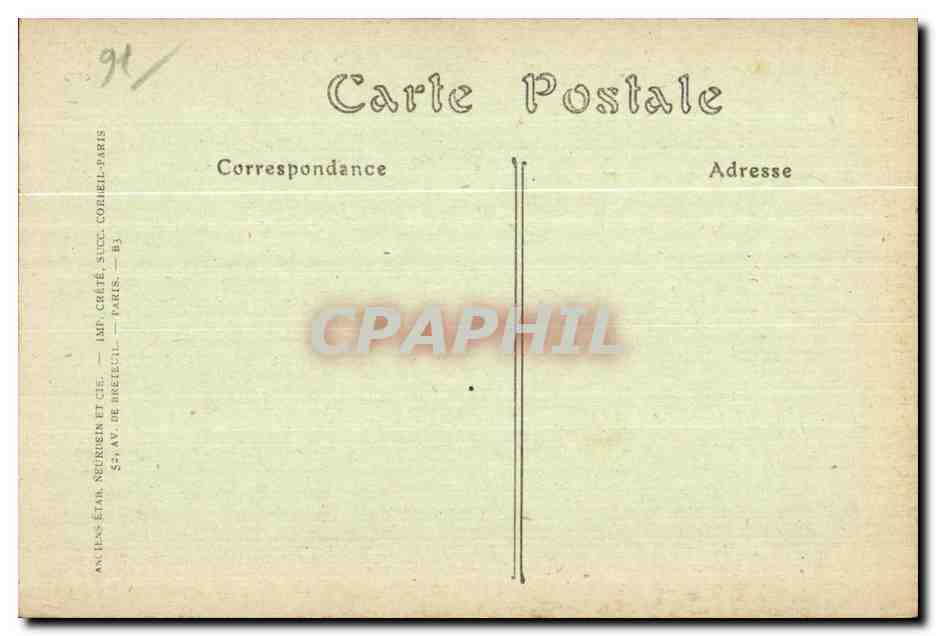 CPA EtampesEglise saint Martin la Tour Penchee — Back