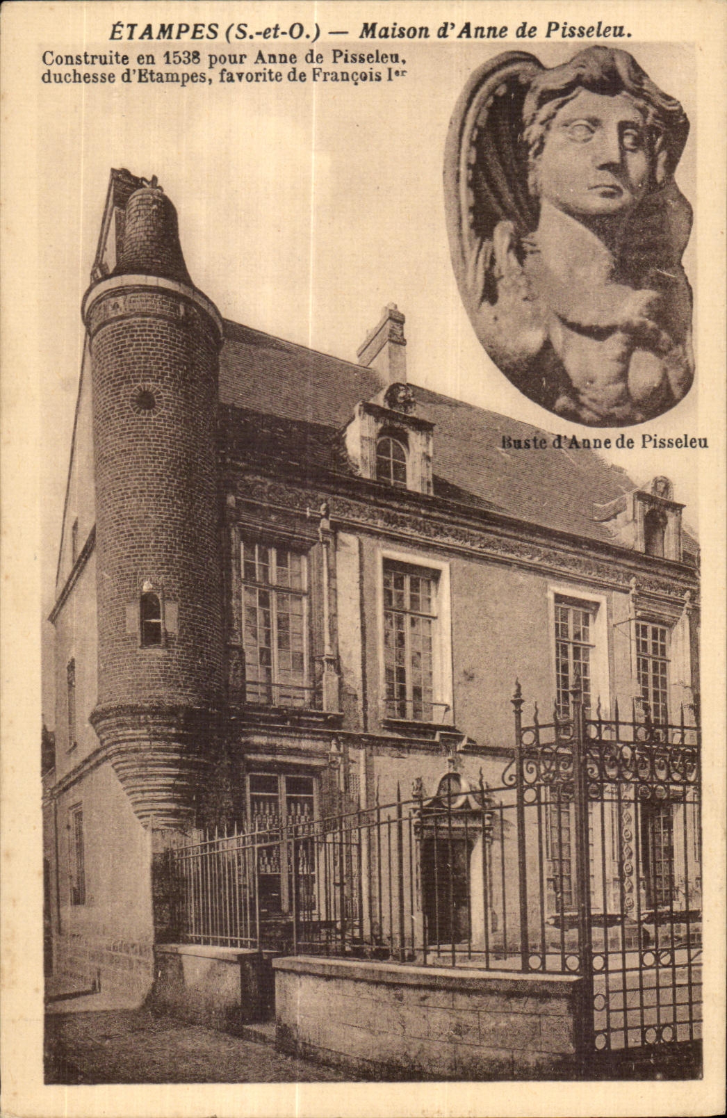 CPA Etampes (S et O) Maison d Anne de Pisseleu