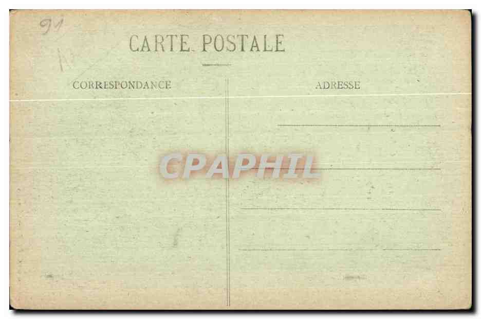 Etampes - La Ville vue par une crevasse de la Tour - CPA — Rückseite