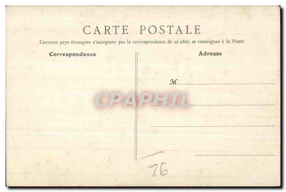 Courbevoie - Rue Adelaide - La Banlieue Parisienne Inondee - CPA Inondations  — Rückseite