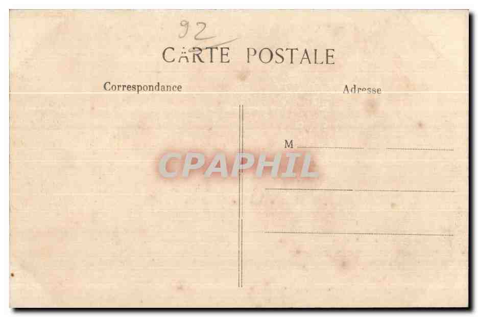 Courbevoie - Les Bords de la Seine Bateau - CPA — Rückseite