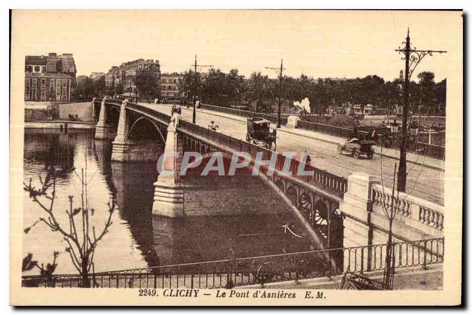 Clichy Asnieres - Le Pont d Asnieres - CPA