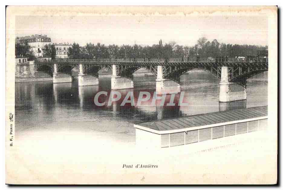 CPA pont d Asnieres 