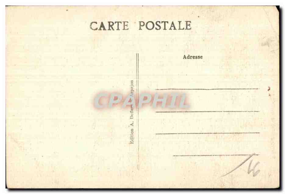CPA Arpajon (S et O) La Tourelle de l ancien Chateau — Back