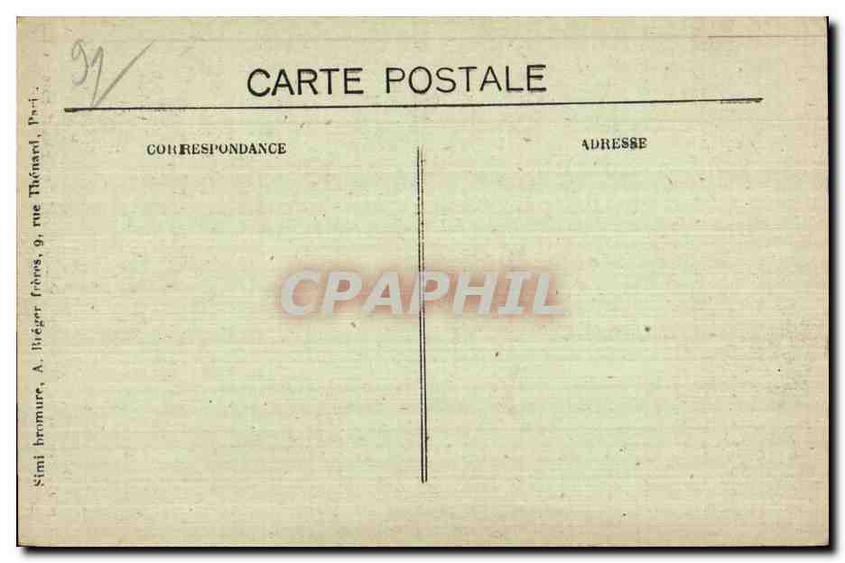 CPA Preventorium de Champrosay Le Sacre Coeur de l Oratoire — Rückseite