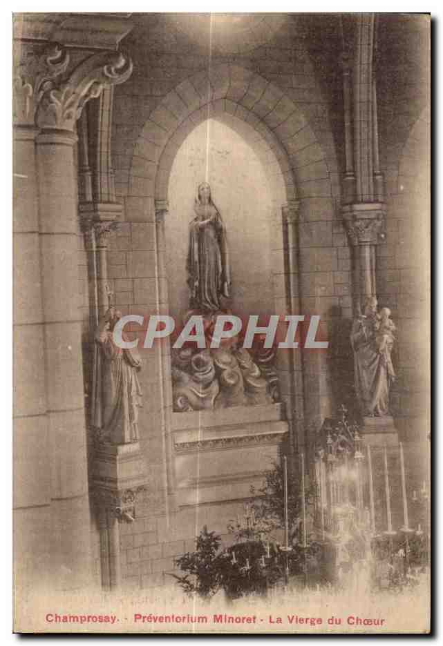 CPA Champrosay Preventorium Minoret La Vierge du Choeur