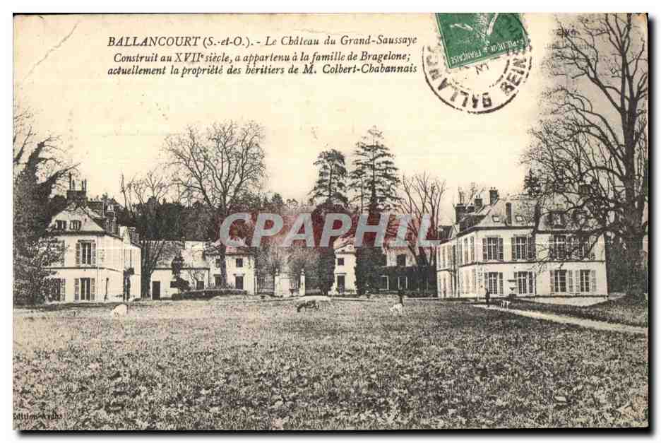 Ballancourt - Le Chateau du Grand Saussaye - CPA 