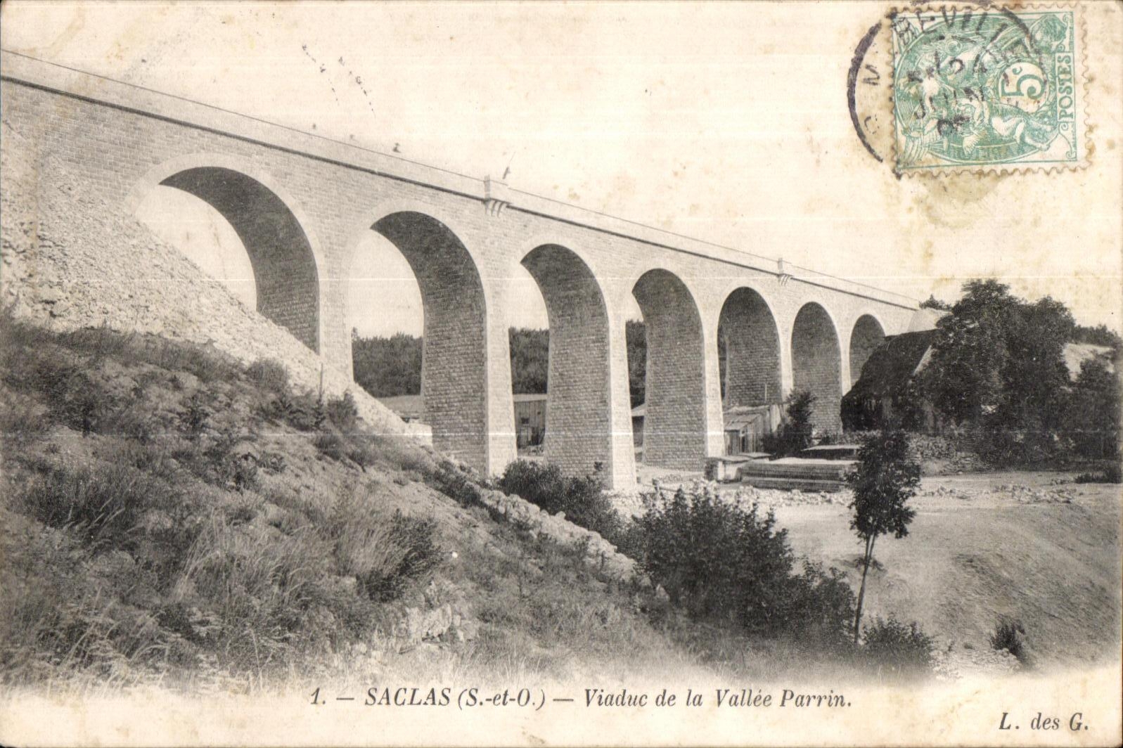 Saclas - Viaduc de la Vallee Parrin - CPA 