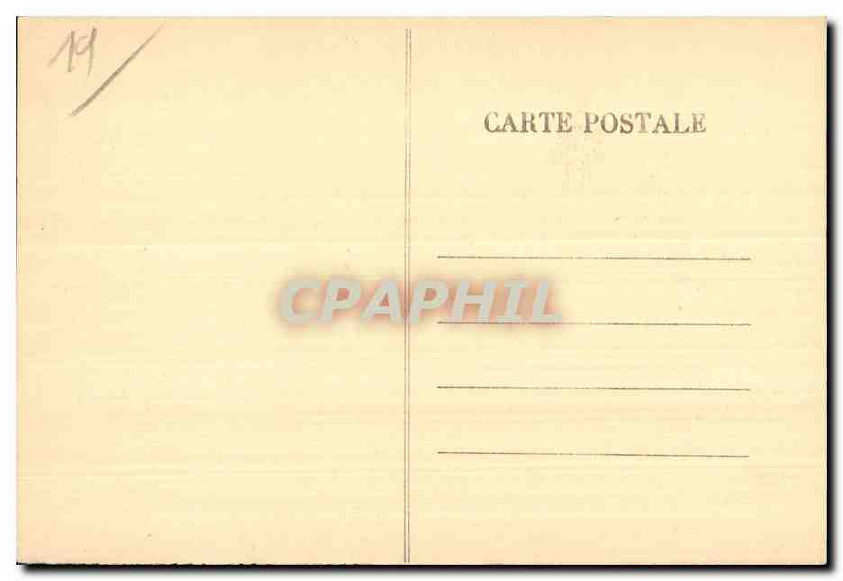 Tulle - Quai de la Republique - Pont du Tribunal - CPA  — Rückseite