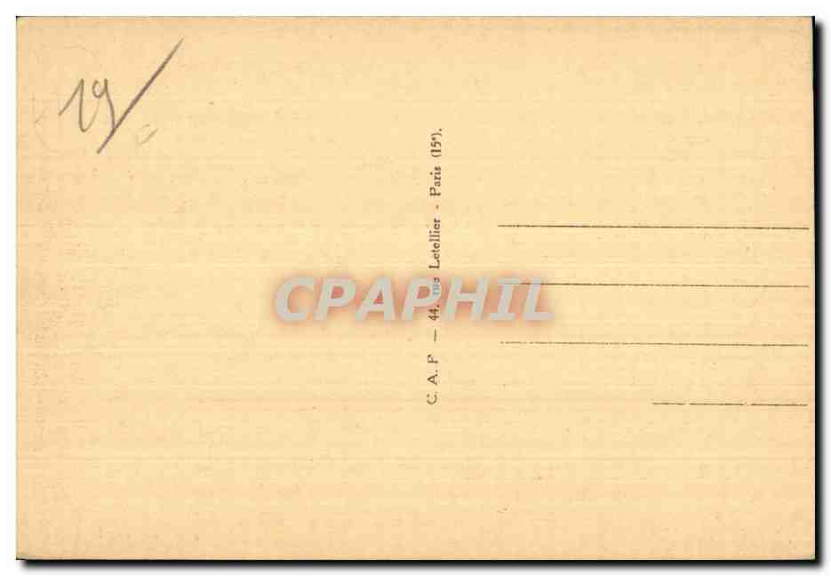 Tulle - Vue Generale sur la Botte - CPA  — Rückseite