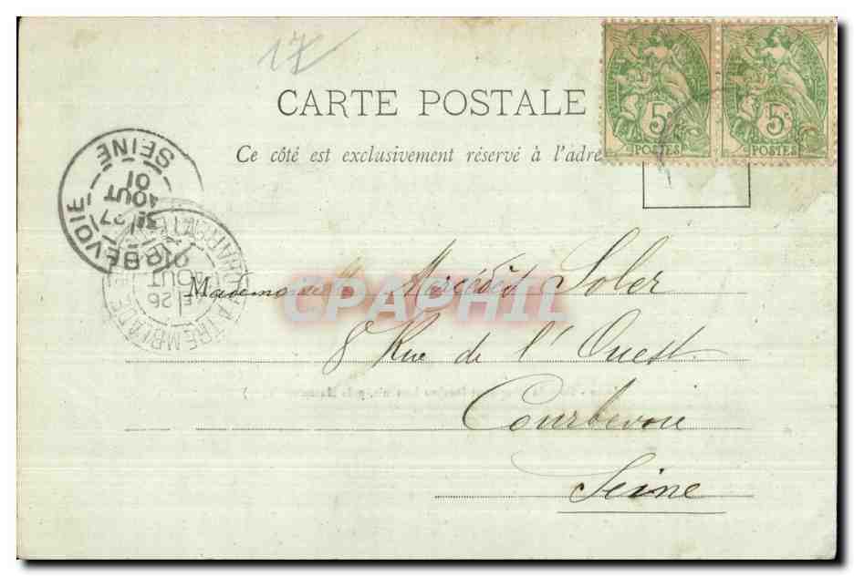 Pres Marennes - Jetee - Fort du Chapus - Donjon Louvois - CPA  — Rückseite