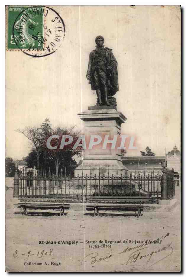 Saint Jean d Angely - Statue de Regnaud - CPA 