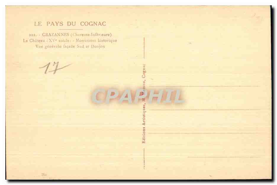 Crazannes — Château du XVᵉ siècle — Éditions Artiwiki, Cognac — Reverso